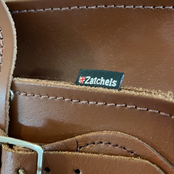 Zatchels British Made Leather Satchel - Picture 2 of 7